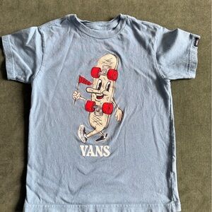 Vans Blue Graphic Short Sleeve Tee